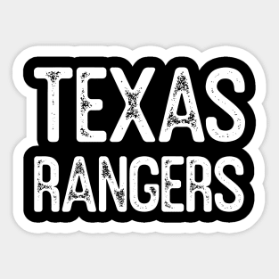 Texas Rangers Sticker